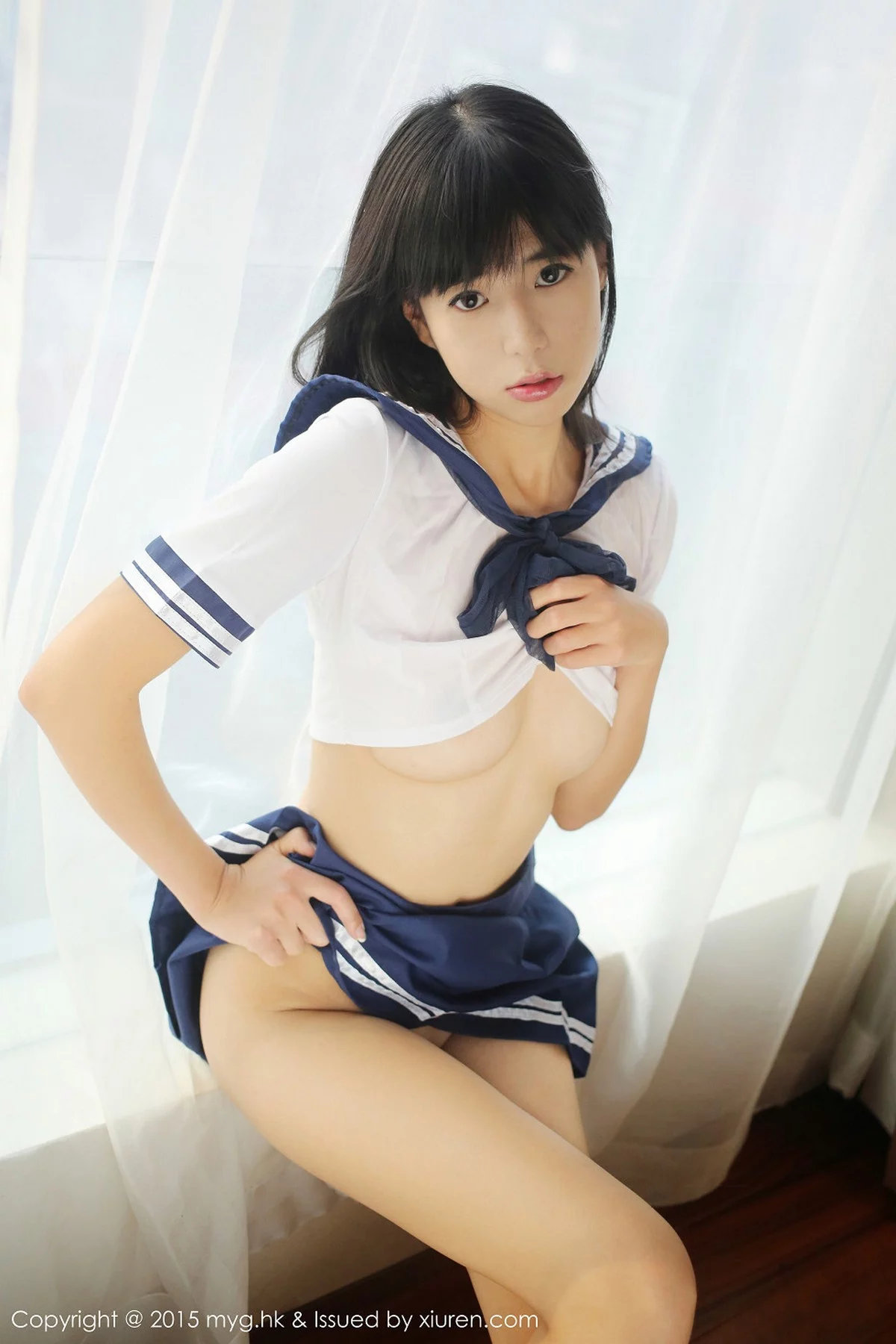 Xrmnw.Com[MyGirl美媛馆]Vol.184_嫩模Ellie艾栗栗学生妹水手服真空秀美乳半球诱惑写真42P