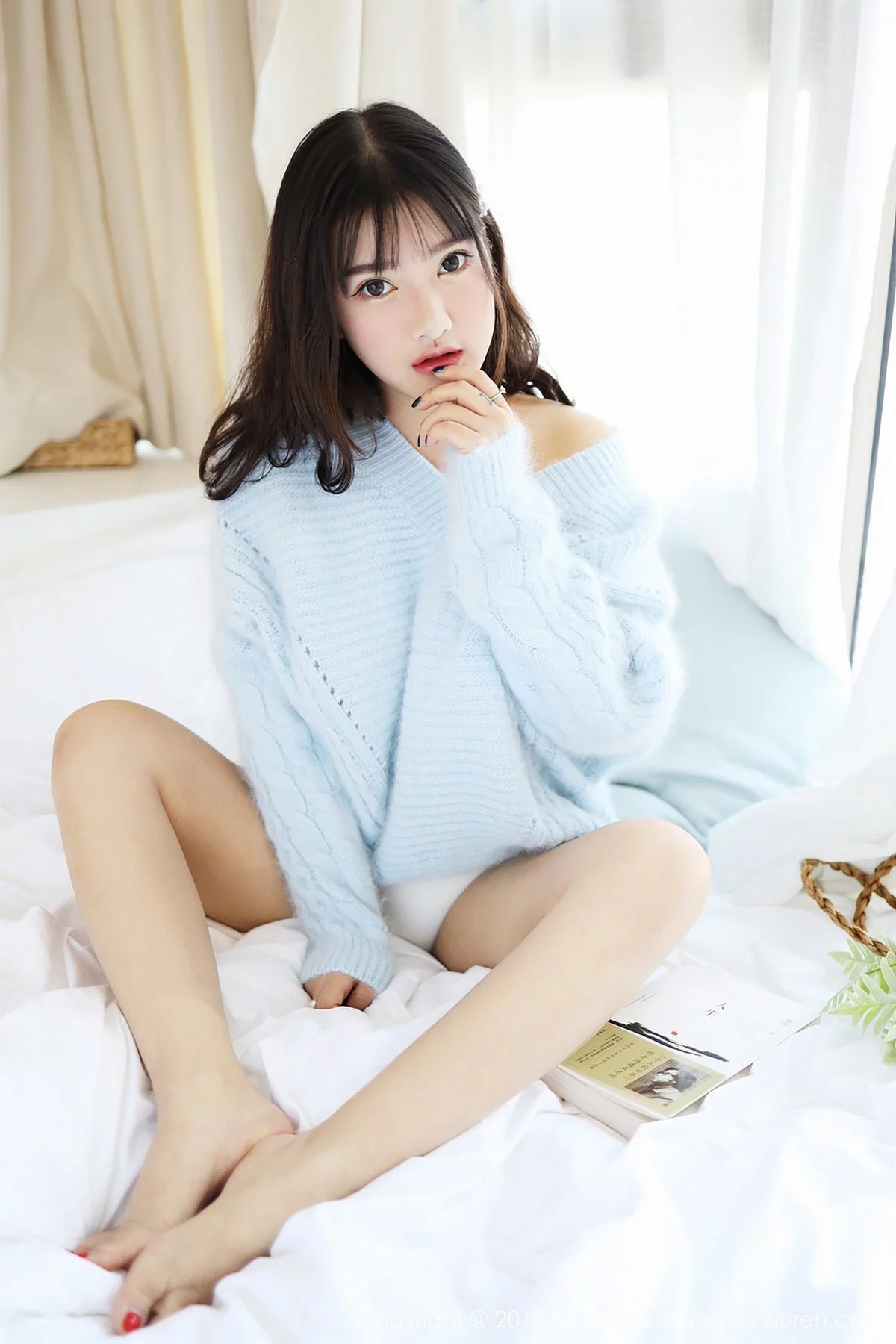 Xrmnw.Com[MyGirl美媛馆]Vol.338_嫩模小尤奈清新毛衣秀雪乳半脱内裤翘臀屁沟极致诱惑写真49P