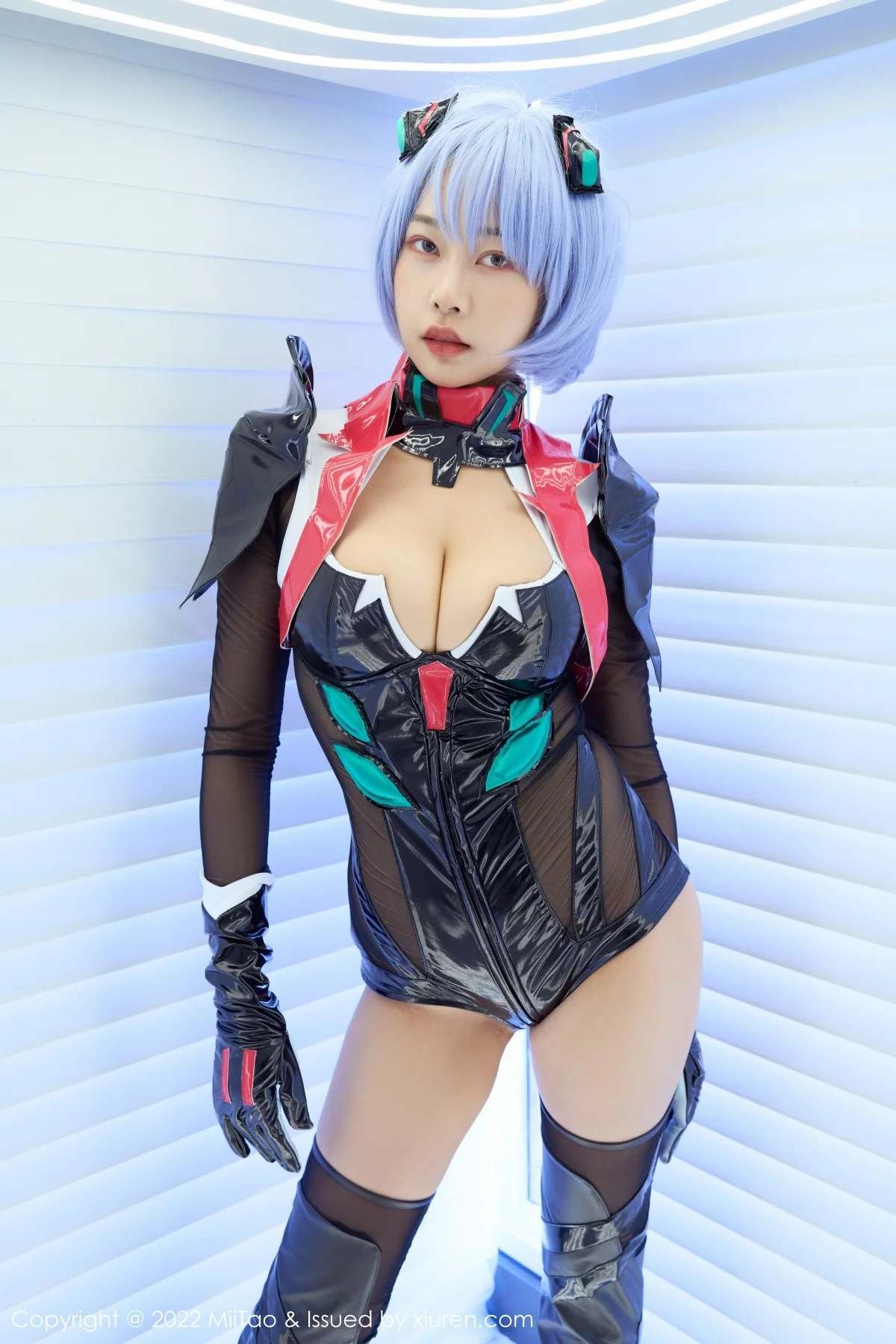 Xrmnw.Com[MiiTao蜜桃社]Vol.148_新人模特梦乃Mandy私房Cosplay主题低胸连体衣秀豪乳诱惑写真73P