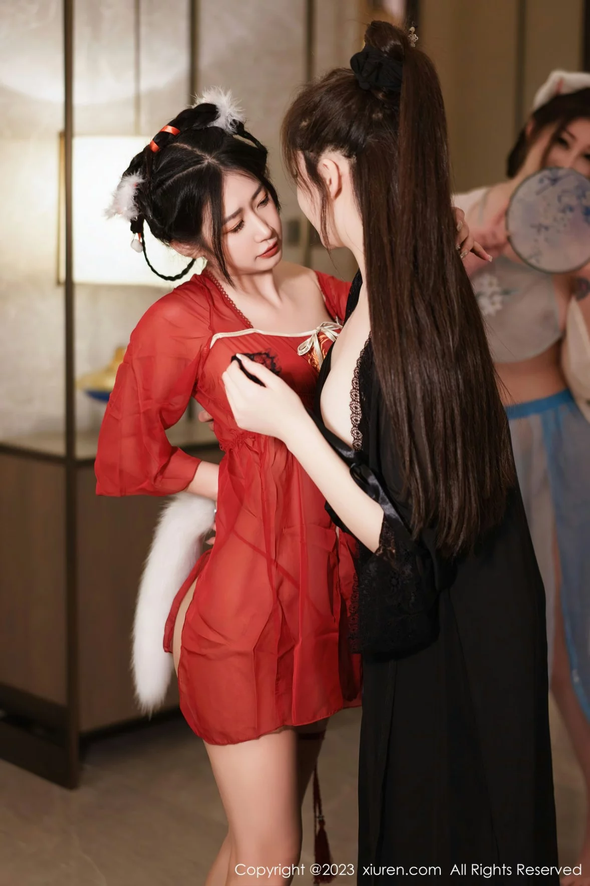 Xrmnw.Com[XiuRen秀人网]No.6170_模特合集女神妲己＆阿姣＆周妍希私房性感古装服饰完美诱惑写真86P