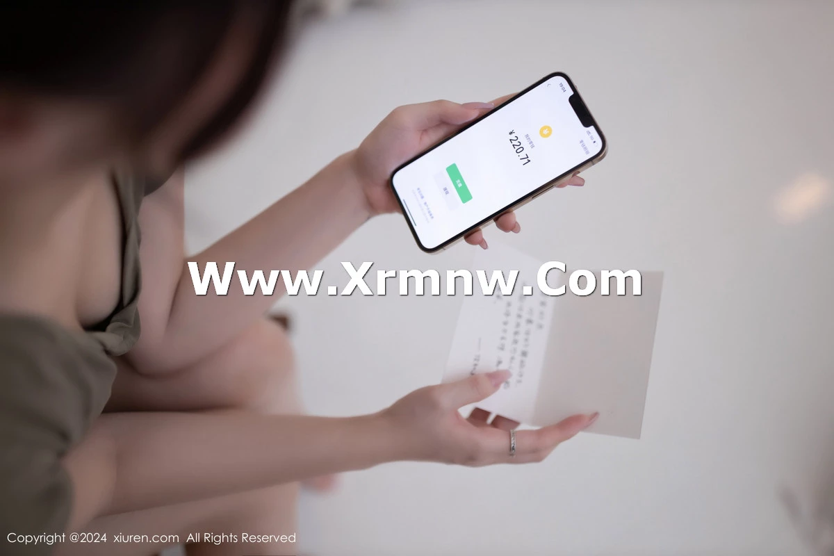 Xrmnw.Com[XiuRen秀人网]No.8166_模特鱼子酱Fish性感黑色轻透长裙露黑色内衣配黑丝吊袜魅惑写真79P